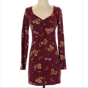 Ruched Front Knit Dress